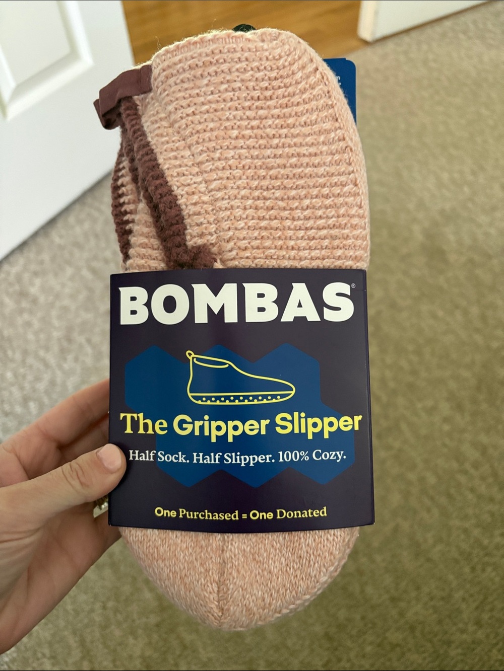 NWT Bombas The Gripper Slipper size medium - Picture 1 of 2